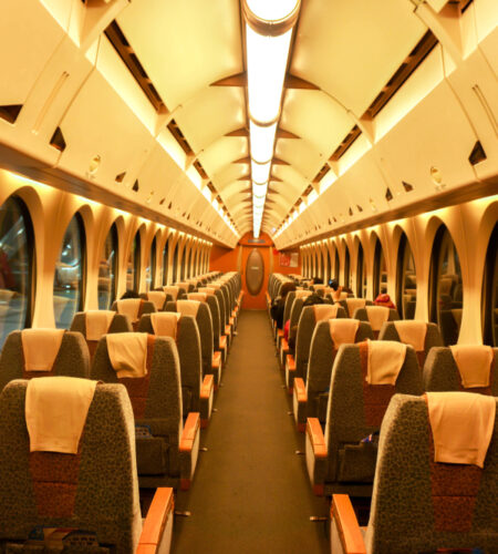 Train's cabin of nankai company