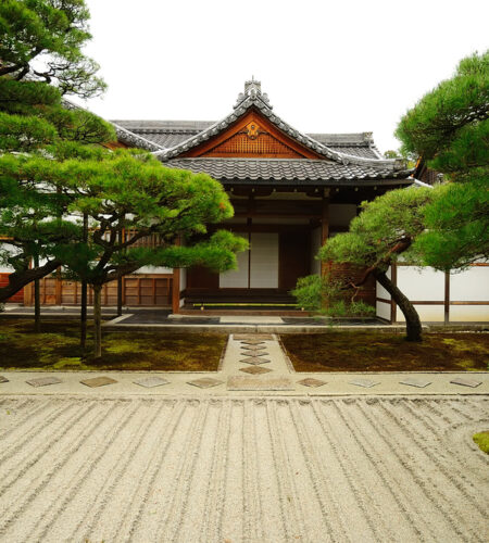 Traditional japanese garden