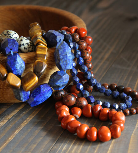 Beautiful semiprecious stone beads