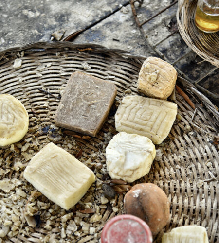 Soap with animal fat traditional way