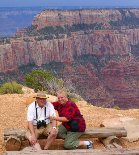 Senior Tourists in National Park